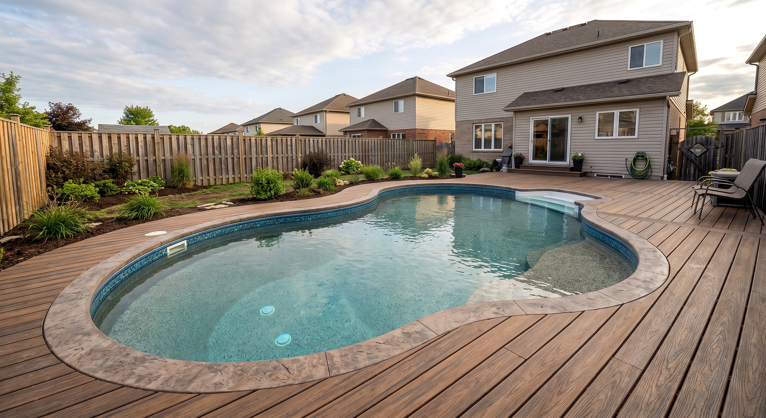 Birch Hollow, Freeform / Natural pool