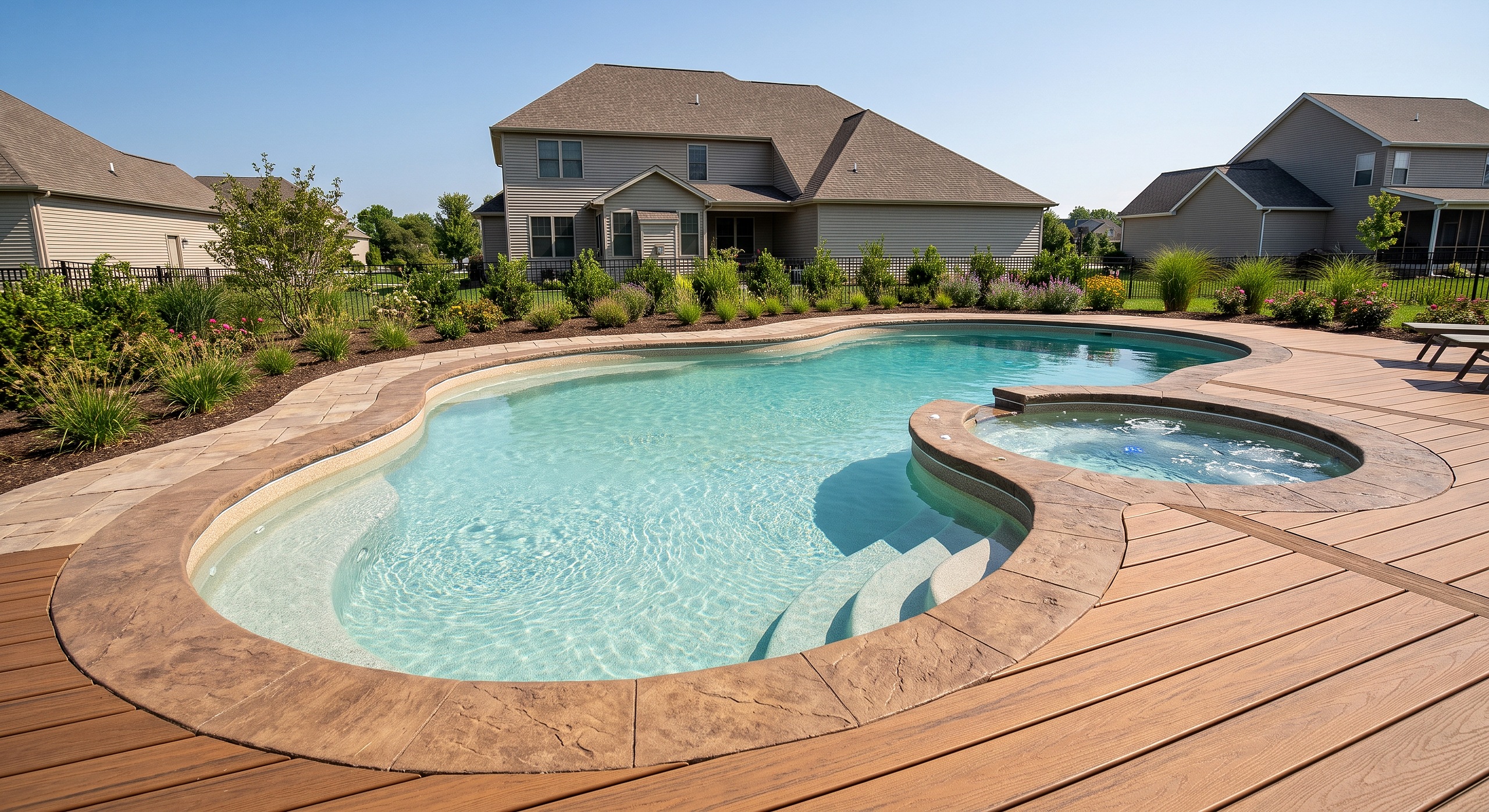 Willow Crest, Freeform / Natural pool