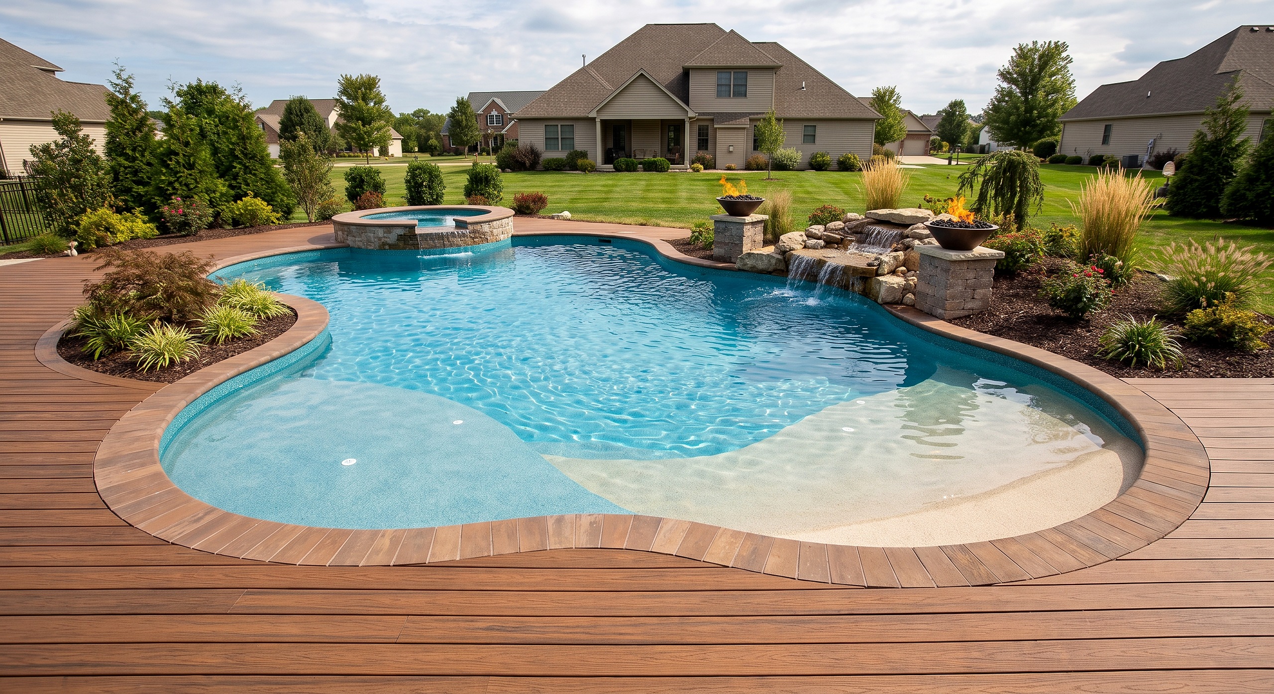 Pebble Crest, Lagoon pool