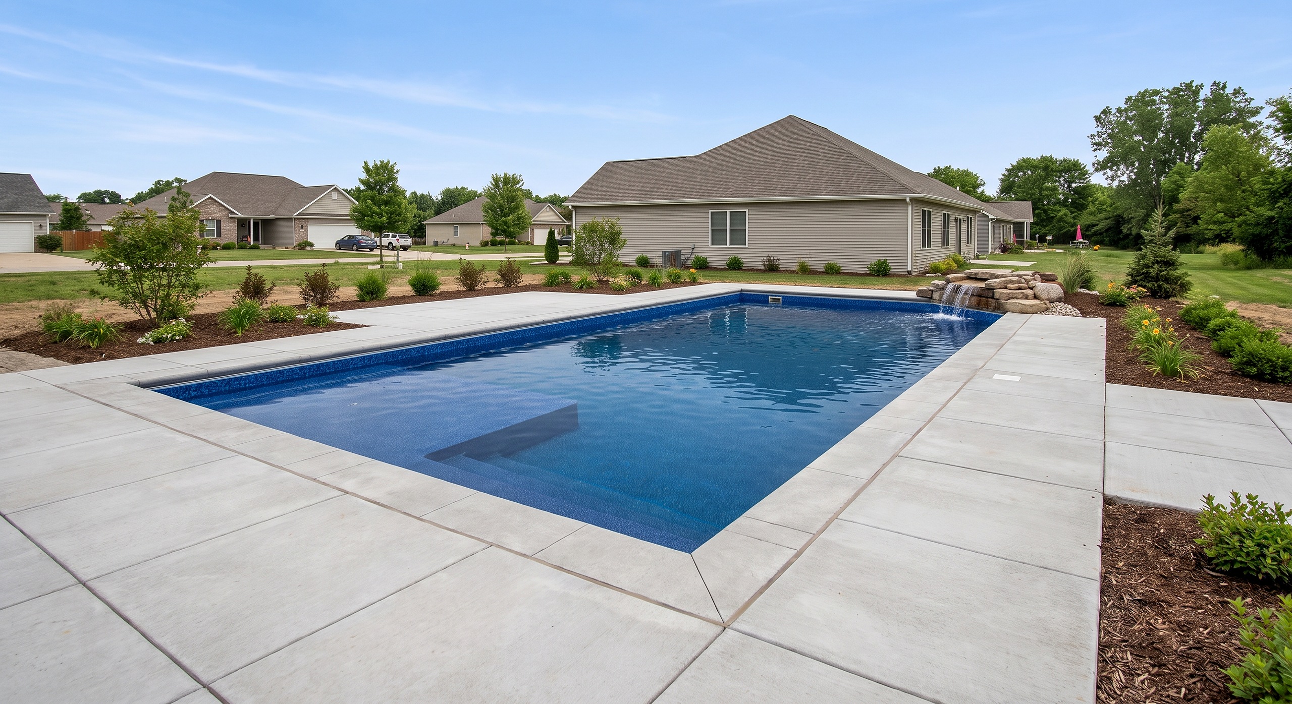 Moss Crest, Rectangle pool
