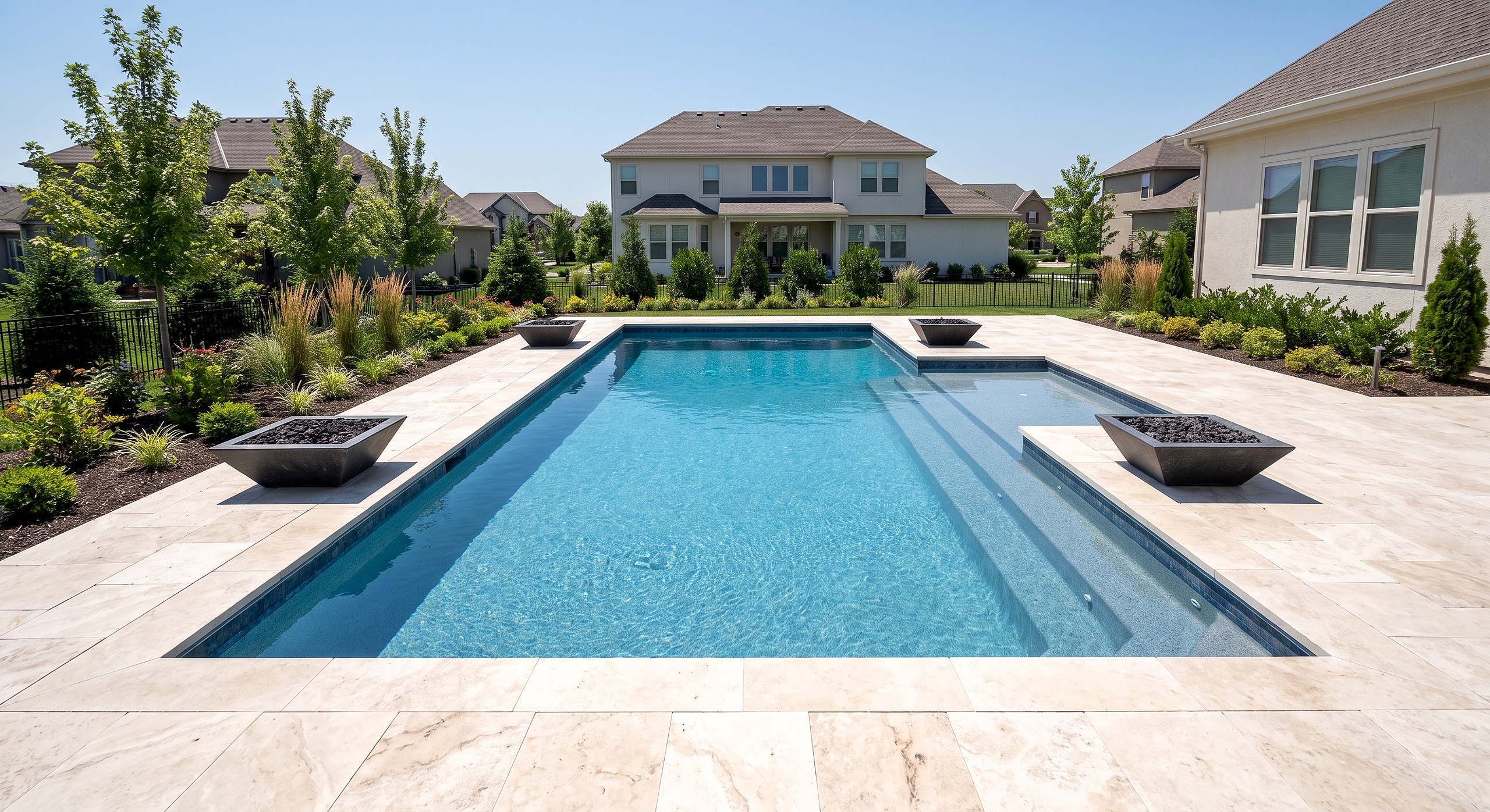 Cedar Vale, Geometric / Modern pool