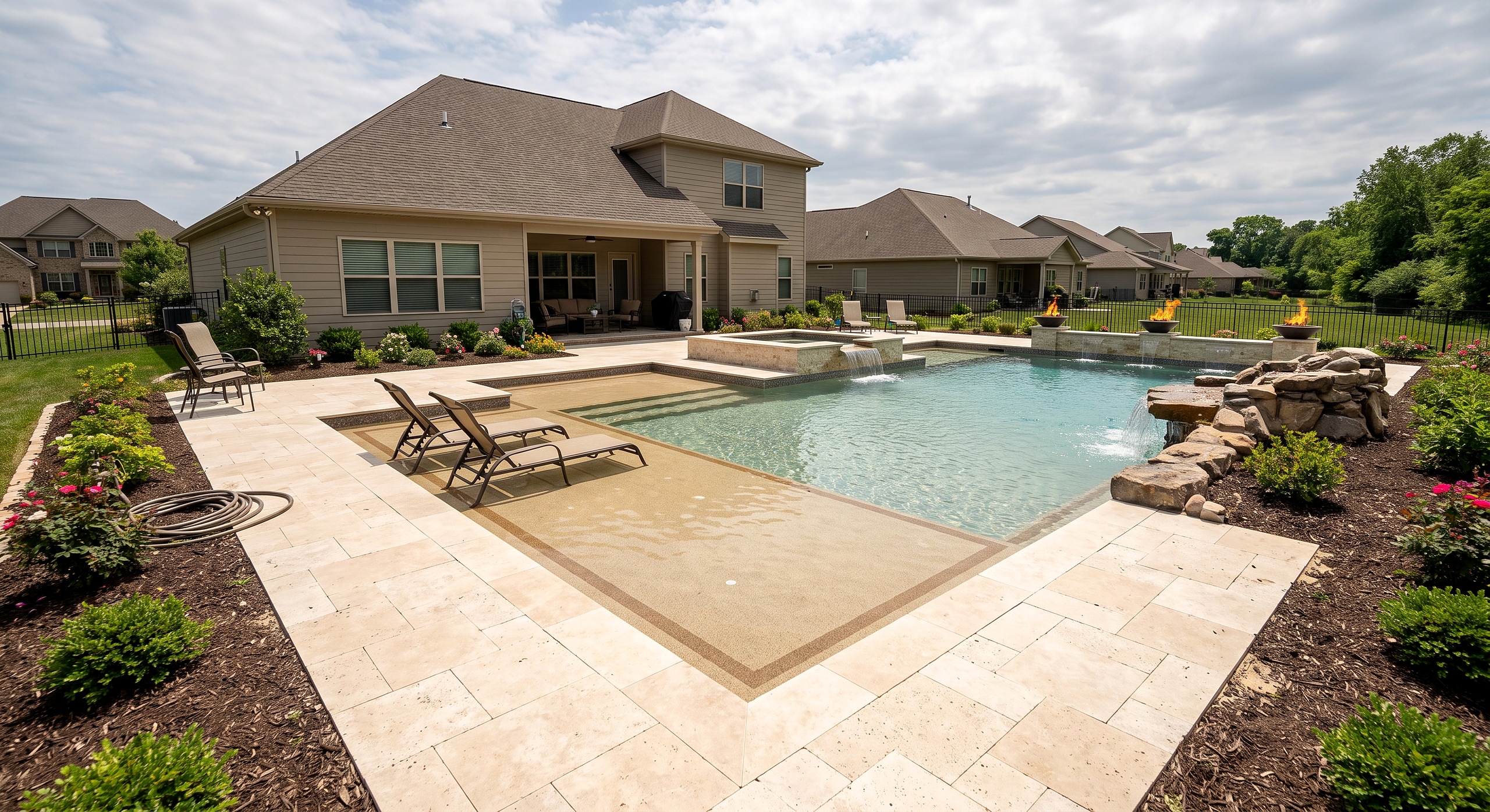 Laurel Vale, Geometric / Modern pool